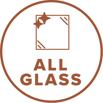 Door all glass.