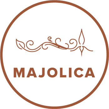 Completely build in Majolica.